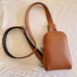 Inicat Sling Bag Travel Amazon Brown Tan